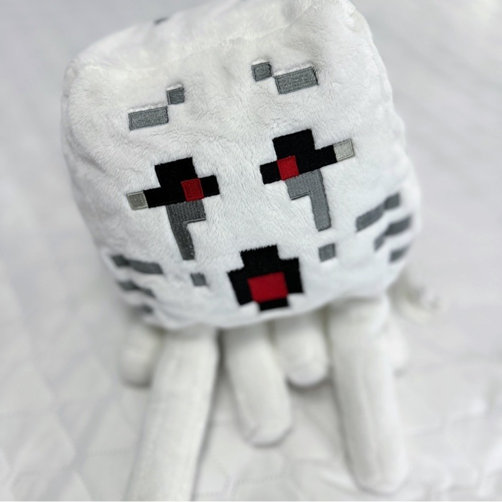 Minecraft Jinx Ghast Plush Toy Kids White Good Nether Mob Spin Master